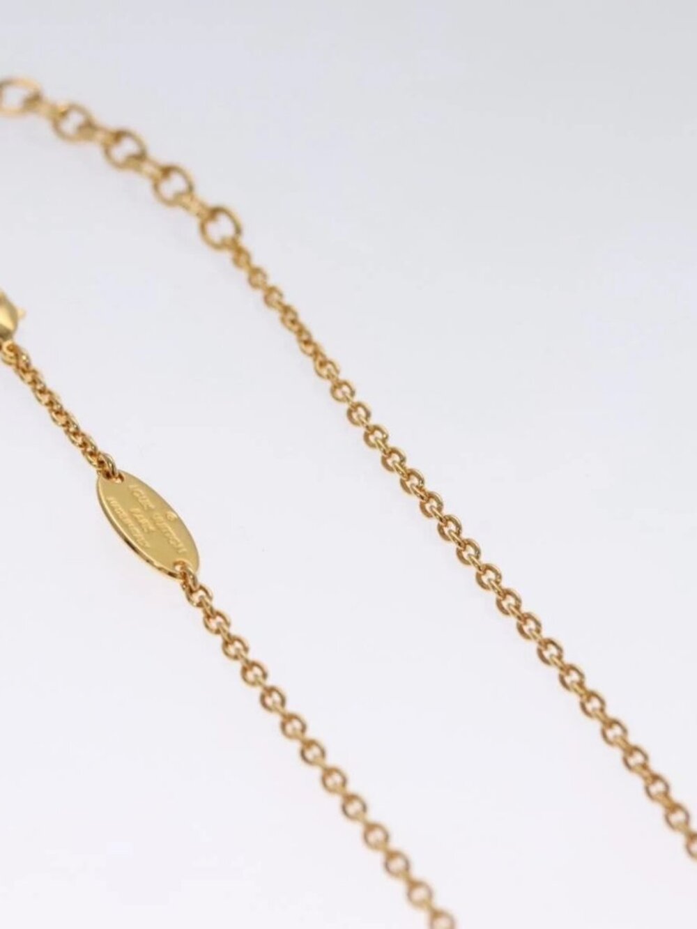LOUIS VUITTON Collier LV Necklace metal Gold M00928 LV Auth 115662 - Picture 6 of 15